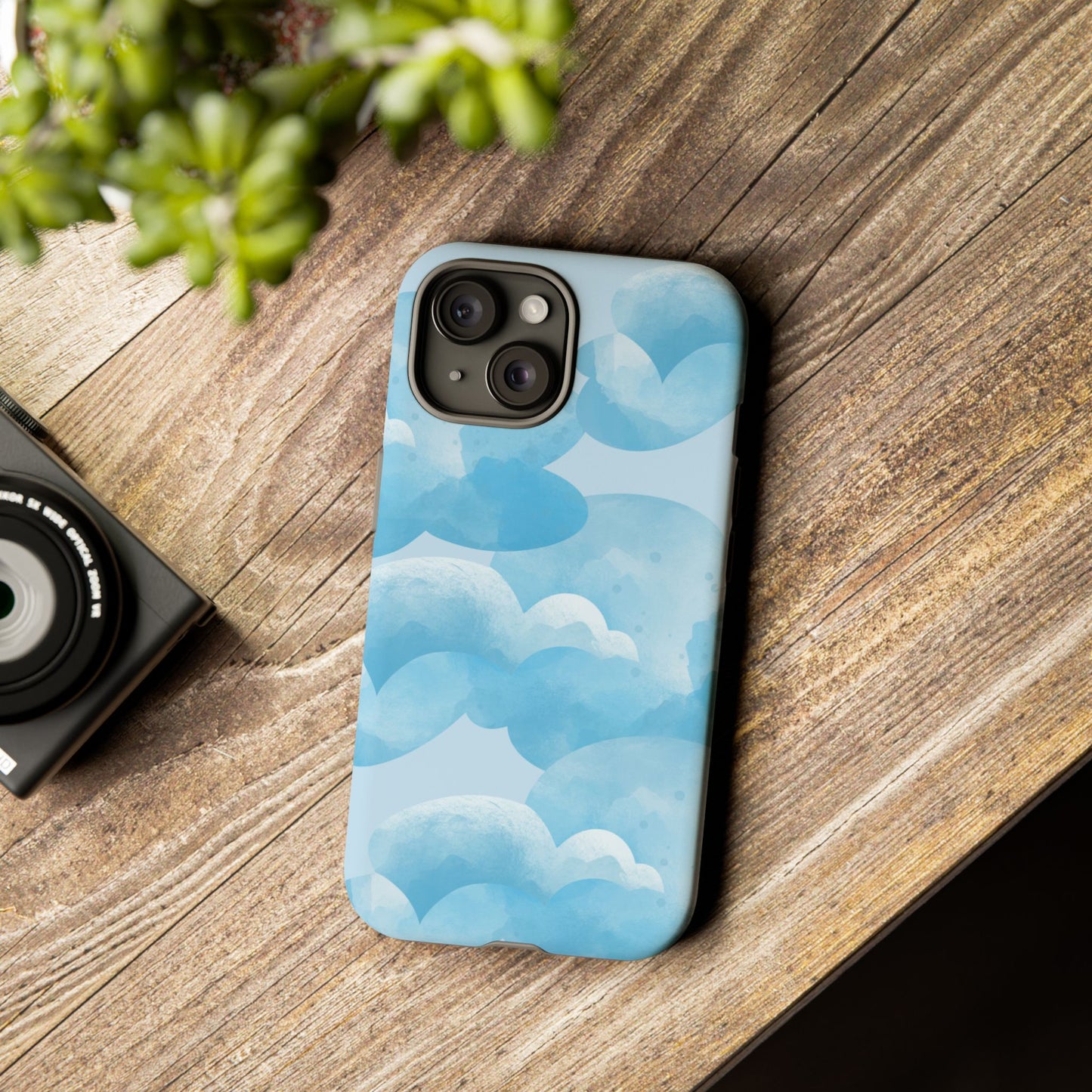 Sky Cloud Phone Case, Tough Cases for iPhone, Protective Covers, Cloud Design, Gift for Weather Lovers, Aesthetic Phone Accessories