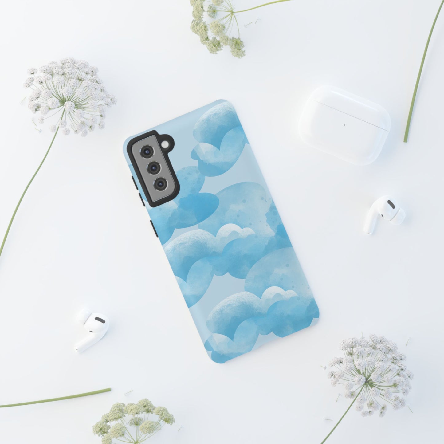Sky Cloud Phone Case, Tough Cases for iPhone, Protective Covers, Cloud Design, Gift for Weather Lovers, Aesthetic Phone Accessories