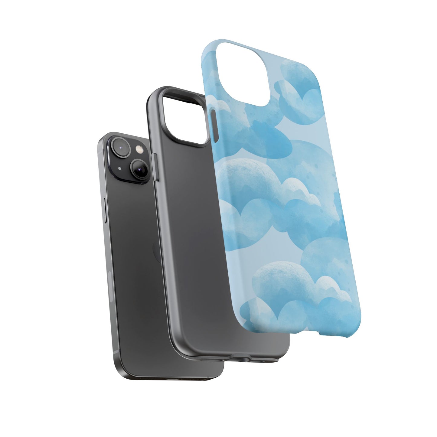 Sky Cloud Phone Case, Tough Cases for iPhone, Protective Covers, Cloud Design, Gift for Weather Lovers, Aesthetic Phone Accessories