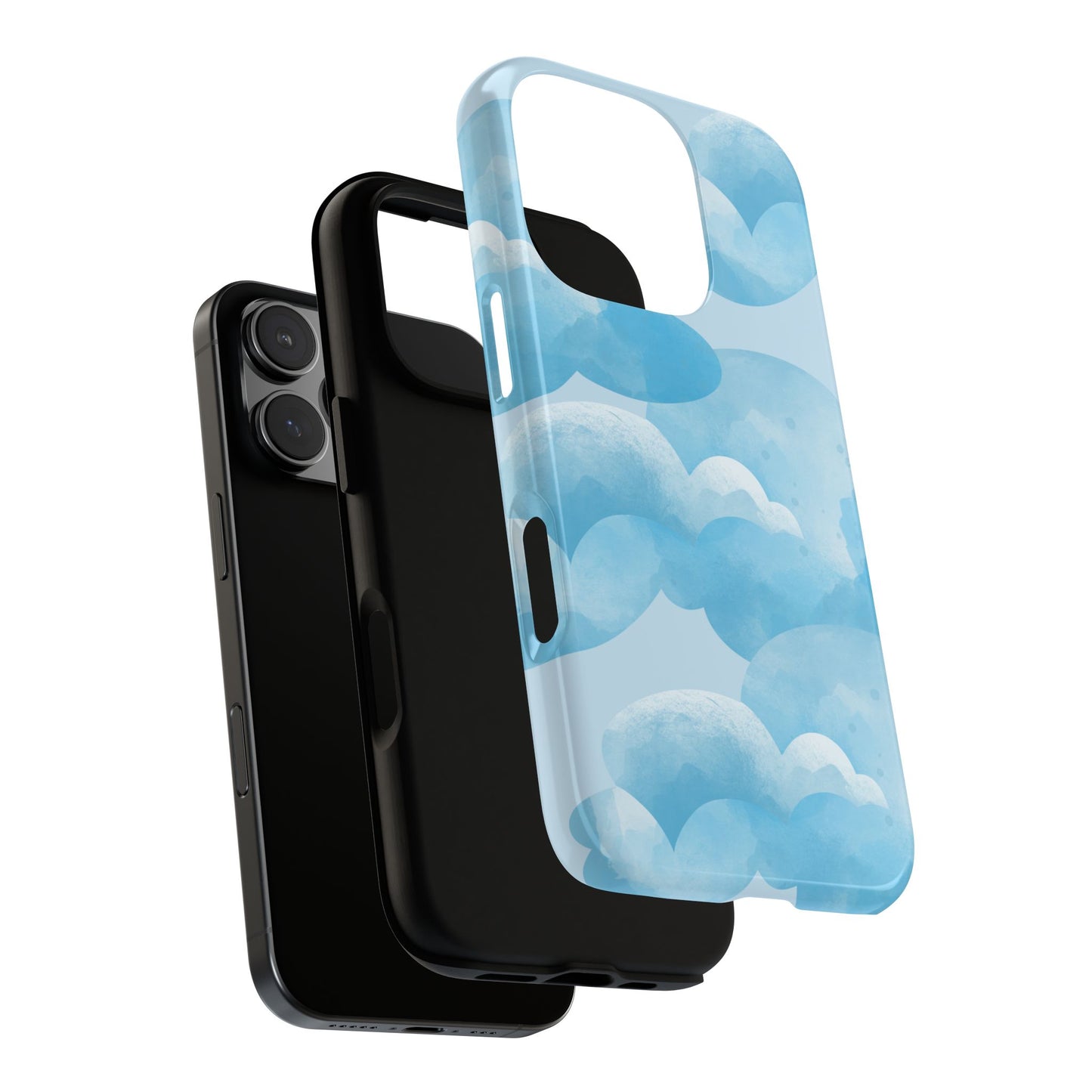 Sky Cloud Phone Case, Tough Cases for iPhone, Protective Covers, Cloud Design, Gift for Weather Lovers, Aesthetic Phone Accessories