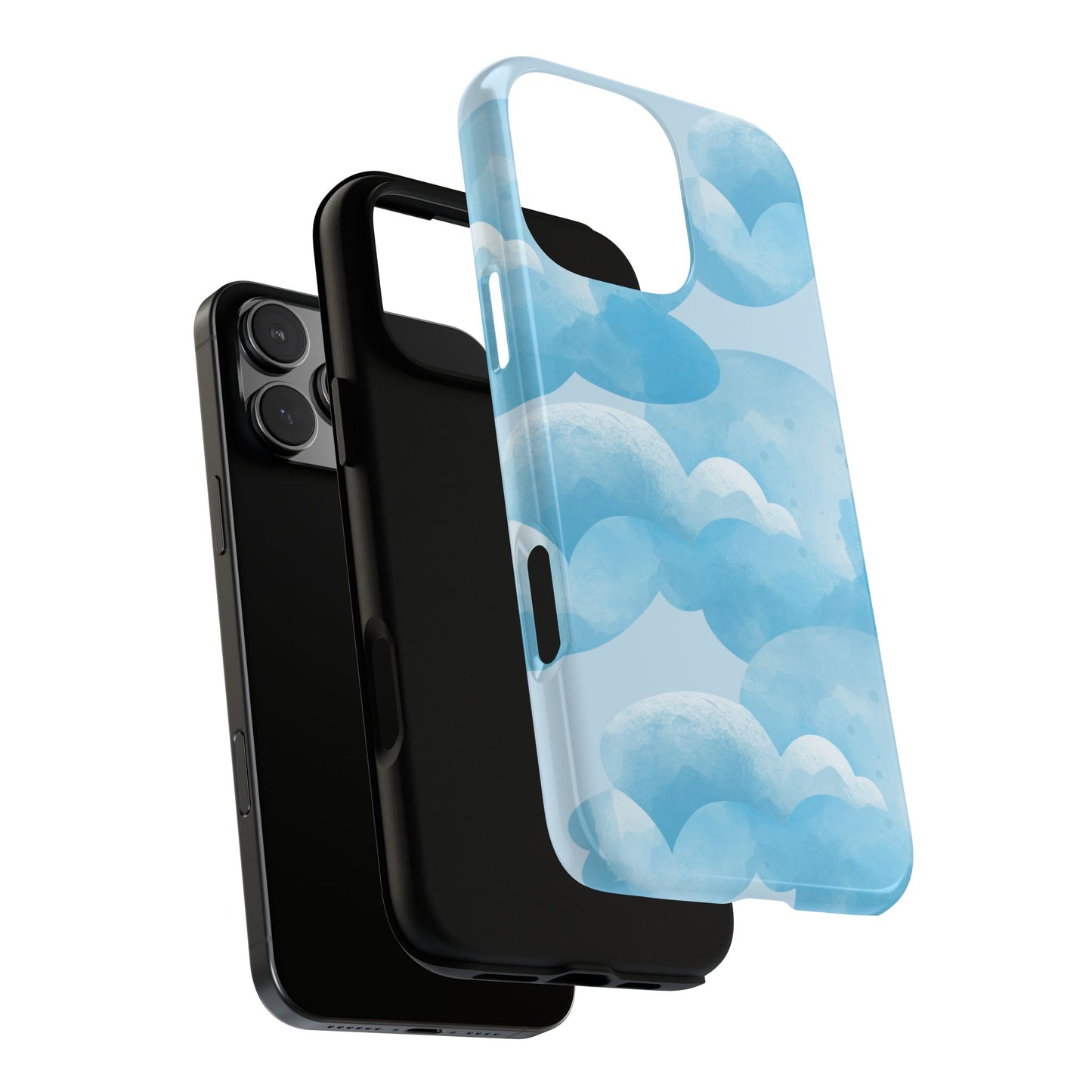 Sky Cloud Phone Case, Tough Cases for iPhone, Protective Covers, Cloud Design, Gift for Weather Lovers, Aesthetic Phone Accessories