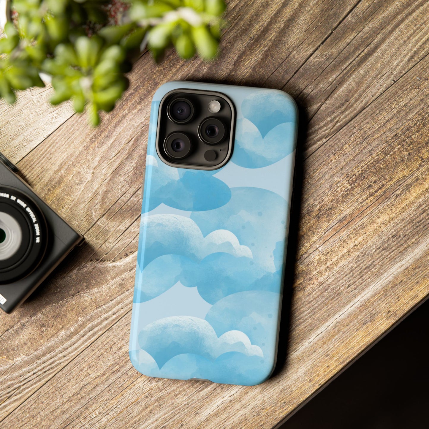 Sky Cloud Phone Case, Tough Cases for iPhone, Protective Covers, Cloud Design, Gift for Weather Lovers, Aesthetic Phone Accessories