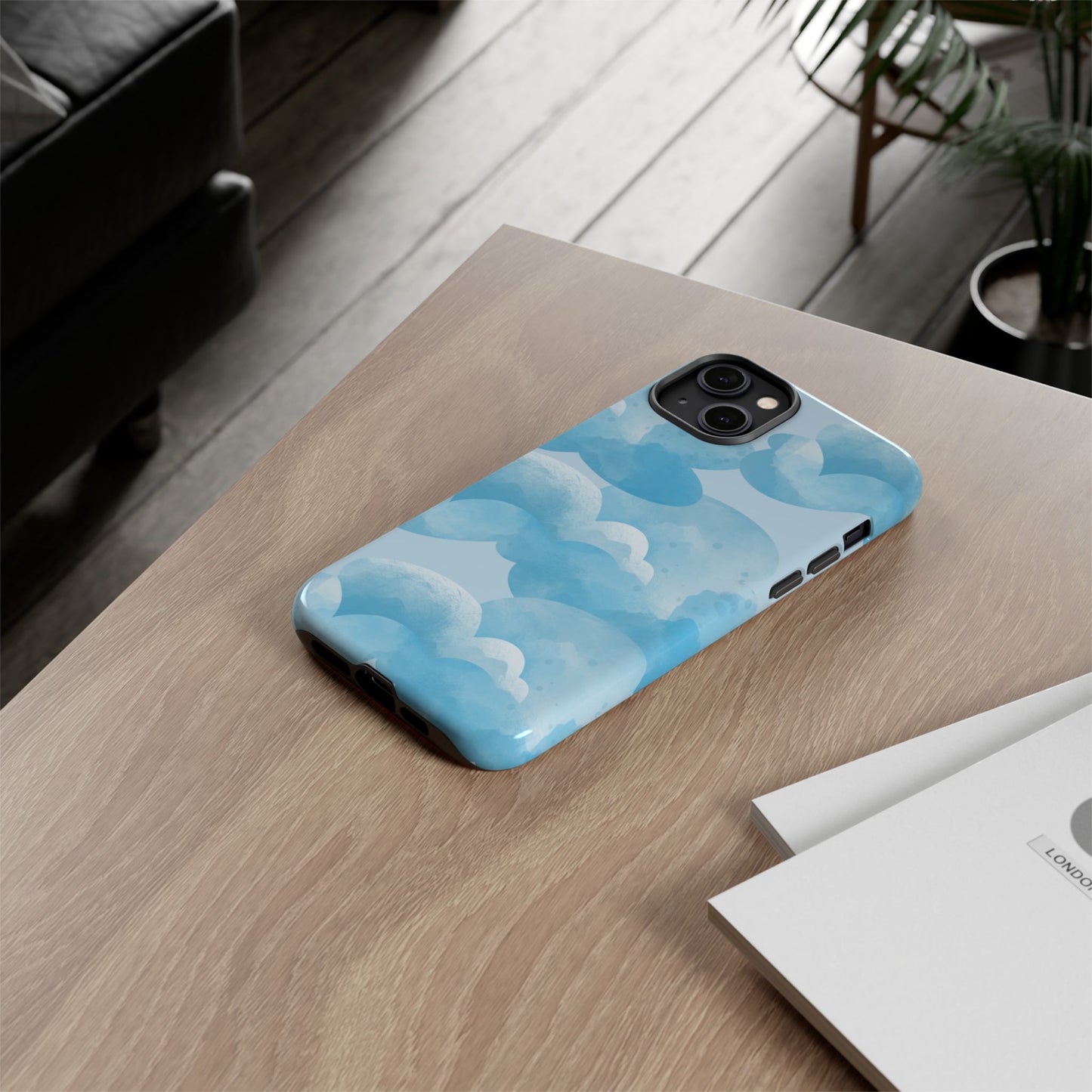 Sky Cloud Phone Case, Tough Cases for iPhone, Protective Covers, Cloud Design, Gift for Weather Lovers, Aesthetic Phone Accessories