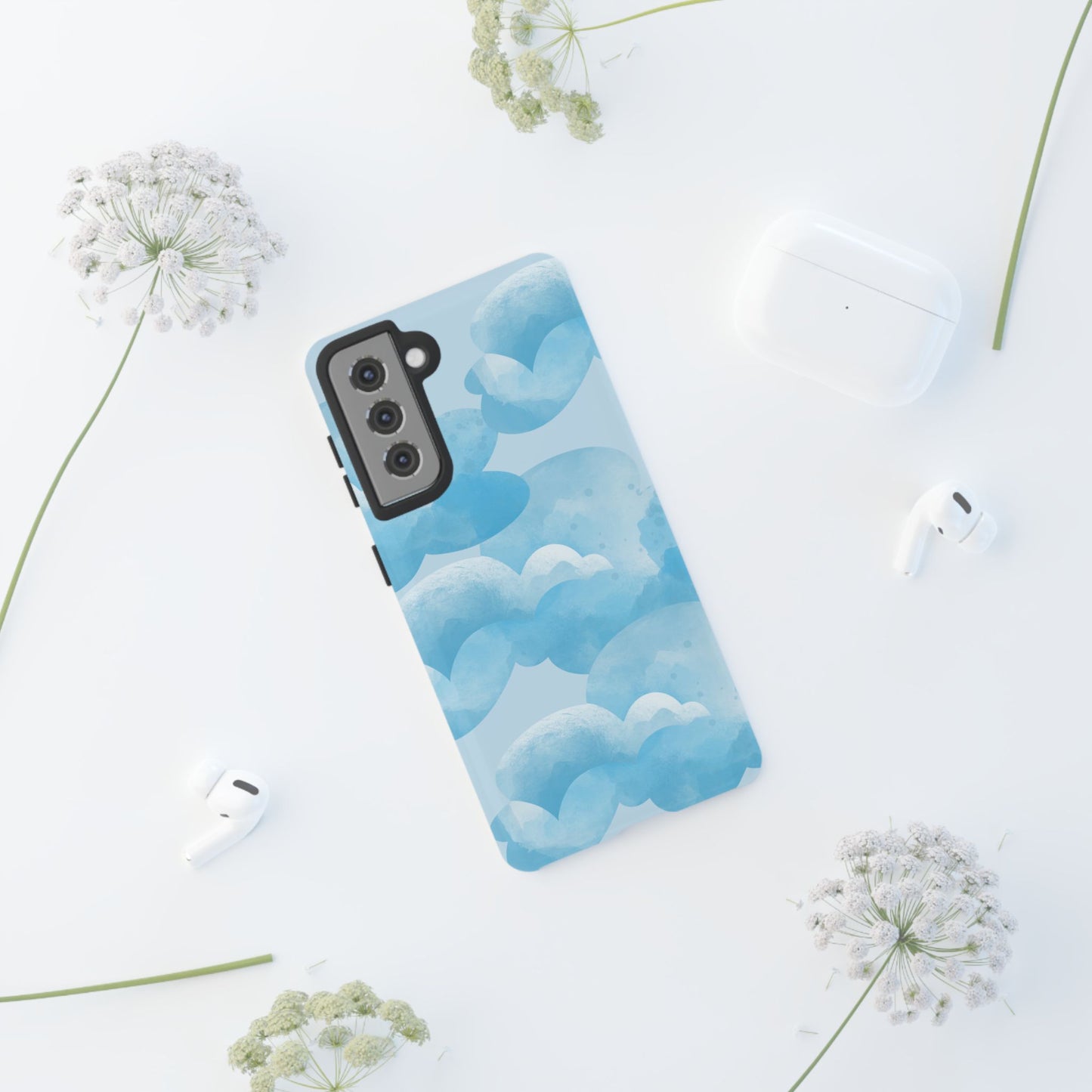 Sky Cloud Phone Case, Tough Cases for iPhone, Protective Covers, Cloud Design, Gift for Weather Lovers, Aesthetic Phone Accessories