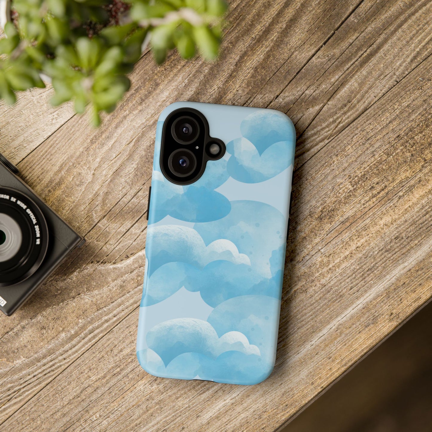 Sky Cloud Phone Case, Tough Cases for iPhone, Protective Covers, Cloud Design, Gift for Weather Lovers, Aesthetic Phone Accessories