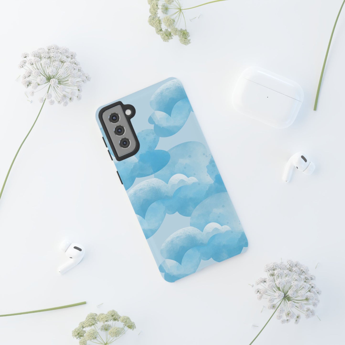 Sky Cloud Phone Case, Tough Cases for iPhone, Protective Covers, Cloud Design, Gift for Weather Lovers, Aesthetic Phone Accessories