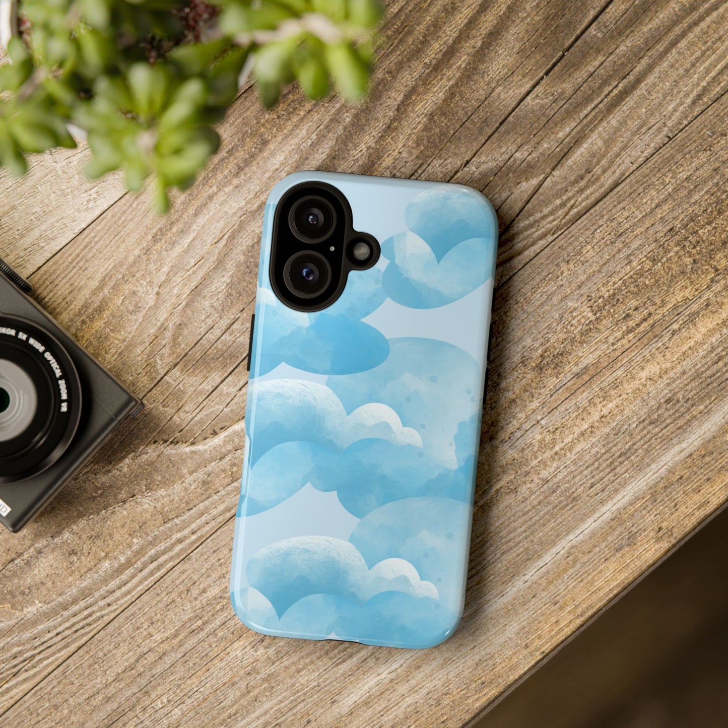 Sky Cloud Phone Case, Tough Cases for iPhone, Protective Covers, Cloud Design, Gift for Weather Lovers, Aesthetic Phone Accessories