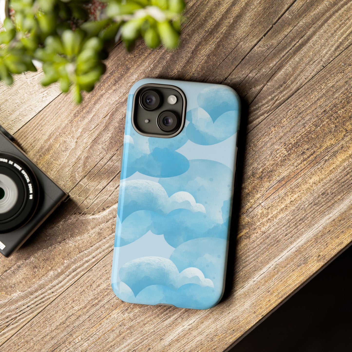 Sky Cloud Phone Case, Tough Cases for iPhone, Protective Covers, Cloud Design, Gift for Weather Lovers, Aesthetic Phone Accessories