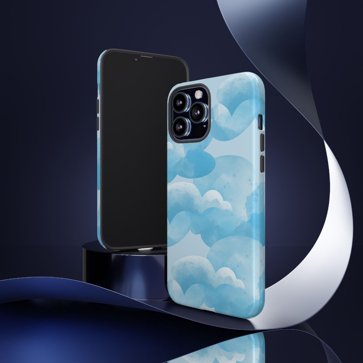 Sky Cloud Phone Case, Tough Cases for iPhone, Protective Covers, Cloud Design, Gift for Weather Lovers, Aesthetic Phone Accessories