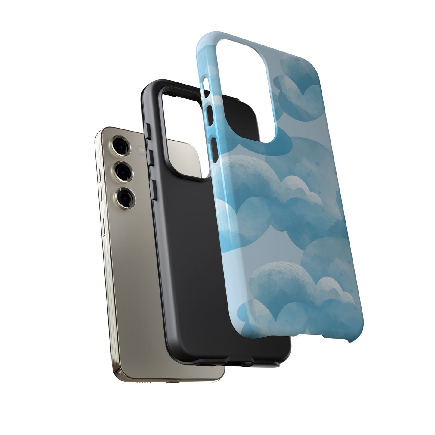 Sky Cloud Phone Case, Tough Cases for iPhone, Protective Covers, Cloud Design, Gift for Weather Lovers, Aesthetic Phone Accessories