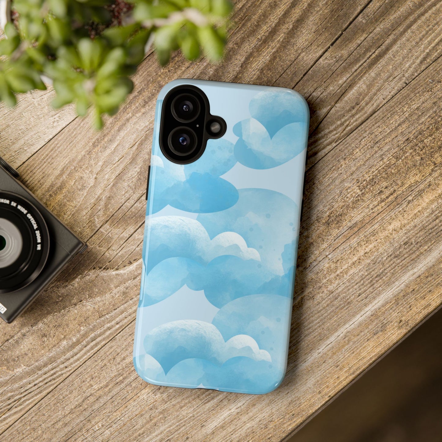 Sky Cloud Phone Case, Tough Cases for iPhone, Protective Covers, Cloud Design, Gift for Weather Lovers, Aesthetic Phone Accessories