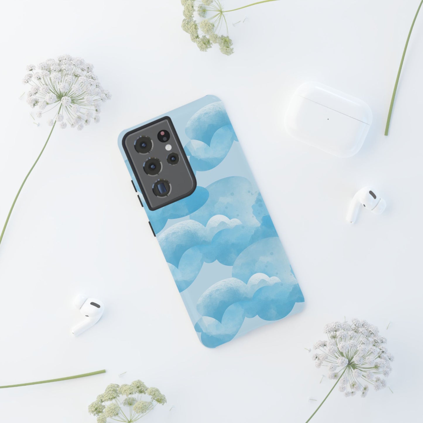 Sky Cloud Phone Case, Tough Cases for iPhone, Protective Covers, Cloud Design, Gift for Weather Lovers, Aesthetic Phone Accessories