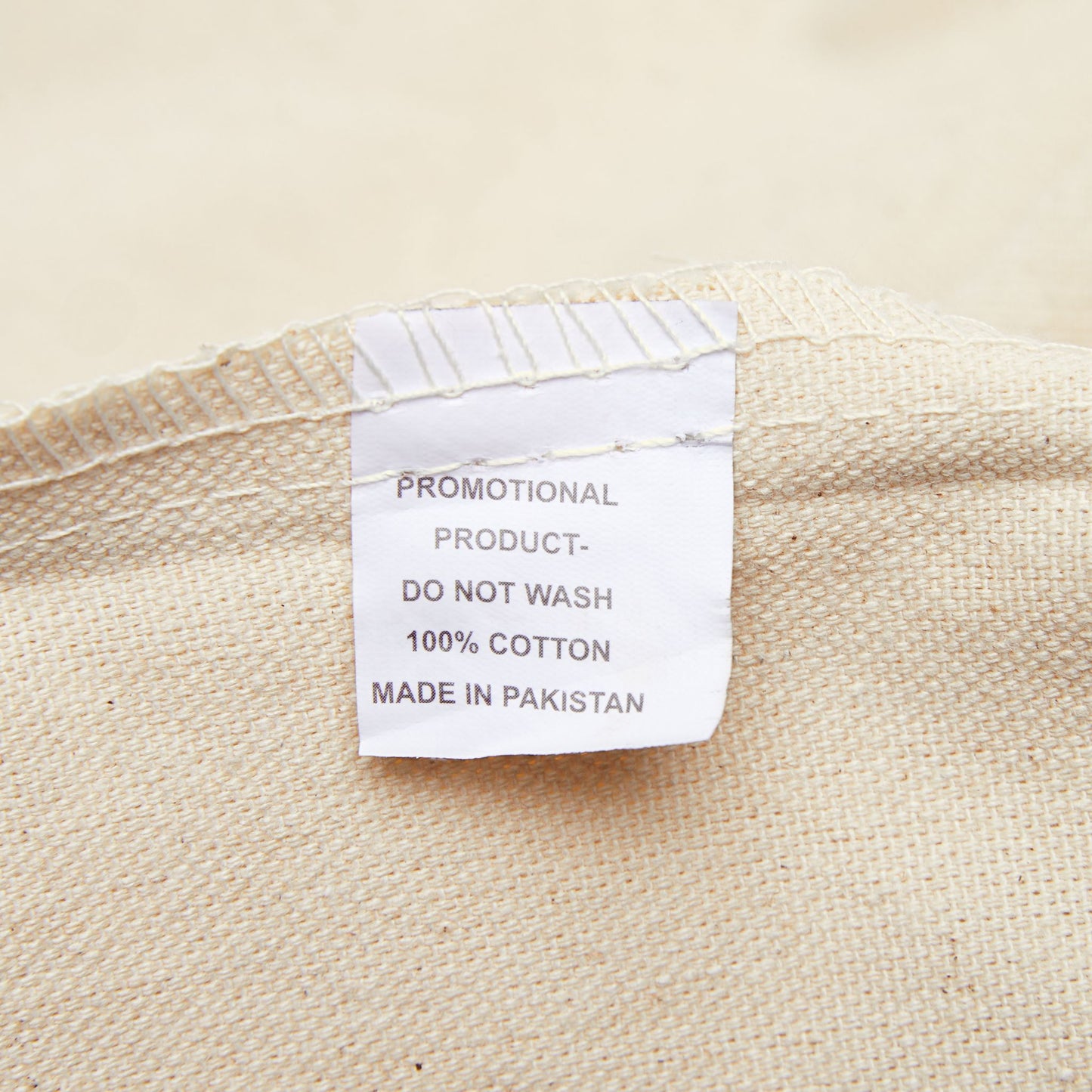 Inspirational Cotton Canvas Tote Bag - 'I Don't Chase, I Attract'