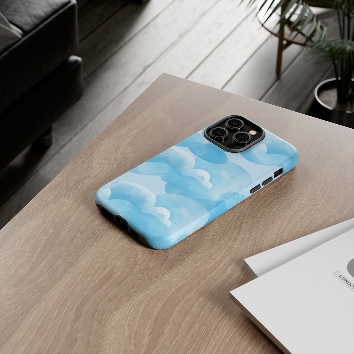 Sky Cloud Phone Case, Tough Cases for iPhone, Protective Covers, Cloud Design, Gift for Weather Lovers, Aesthetic Phone Accessories