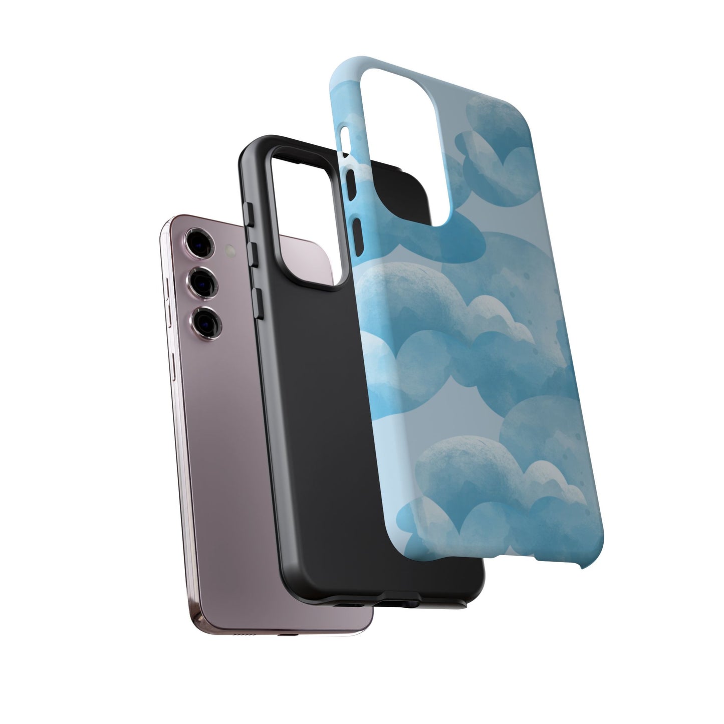 Sky Cloud Phone Case, Tough Cases for iPhone, Protective Covers, Cloud Design, Gift for Weather Lovers, Aesthetic Phone Accessories