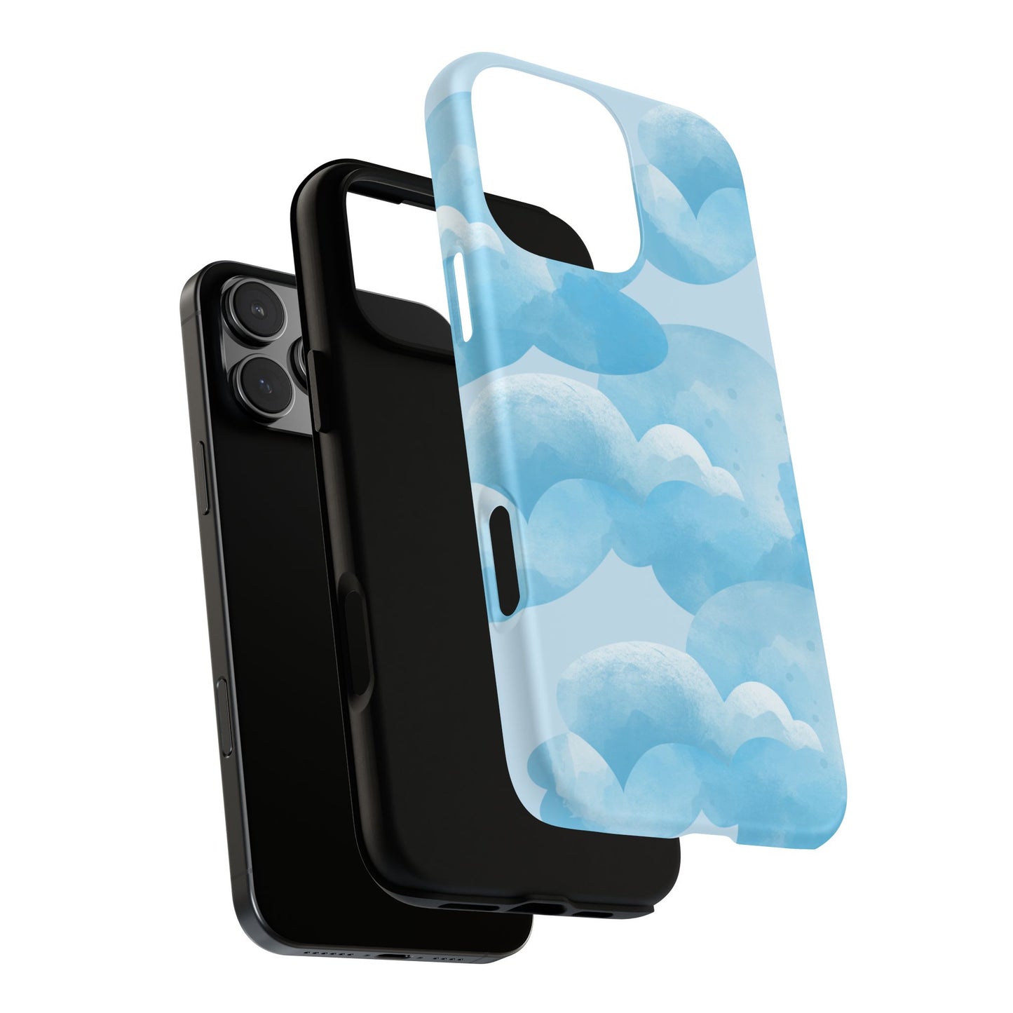 Sky Cloud Phone Case, Tough Cases for iPhone, Protective Covers, Cloud Design, Gift for Weather Lovers, Aesthetic Phone Accessories