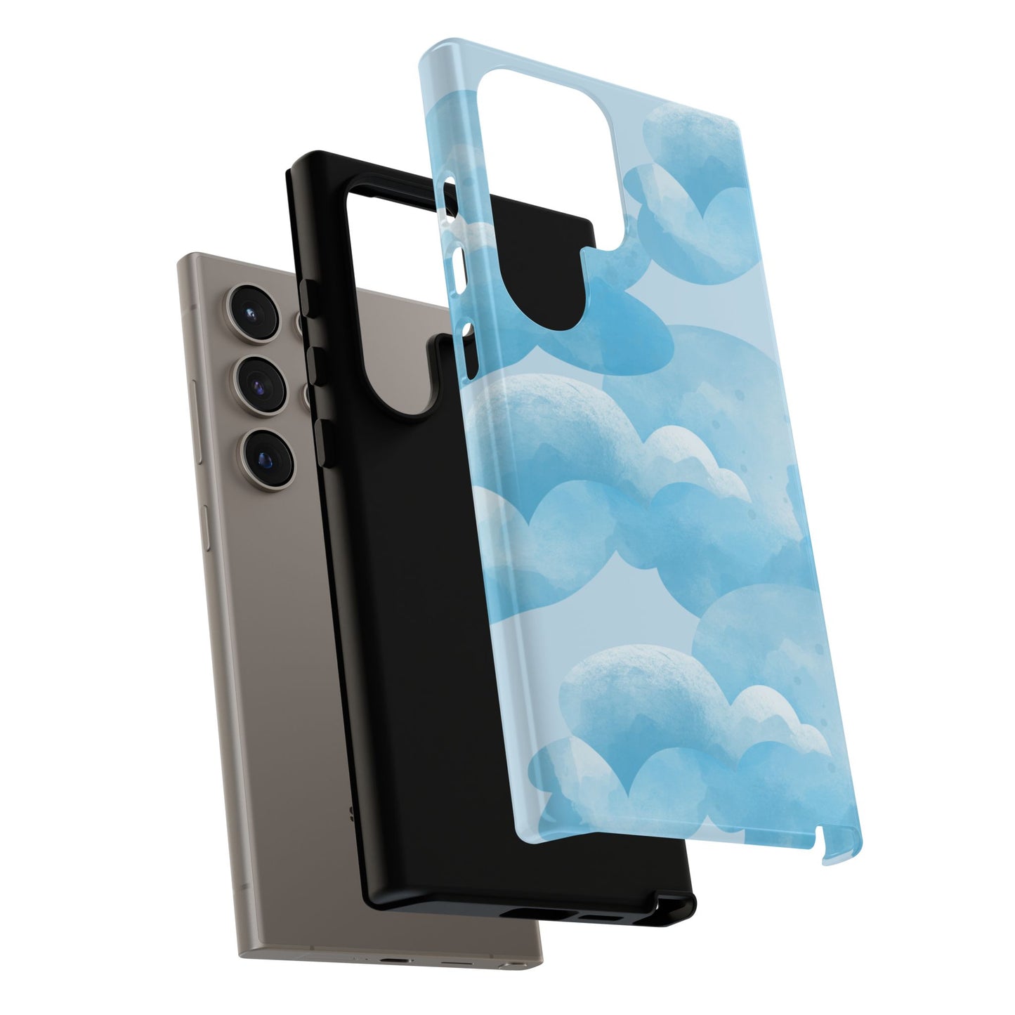 Sky Cloud Phone Case, Tough Cases for iPhone, Protective Covers, Cloud Design, Gift for Weather Lovers, Aesthetic Phone Accessories