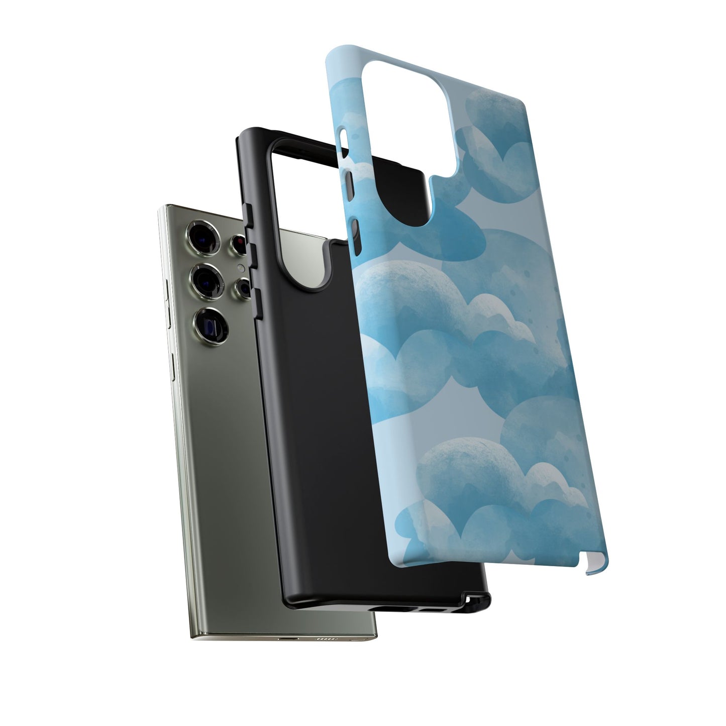 Sky Cloud Phone Case, Tough Cases for iPhone, Protective Covers, Cloud Design, Gift for Weather Lovers, Aesthetic Phone Accessories