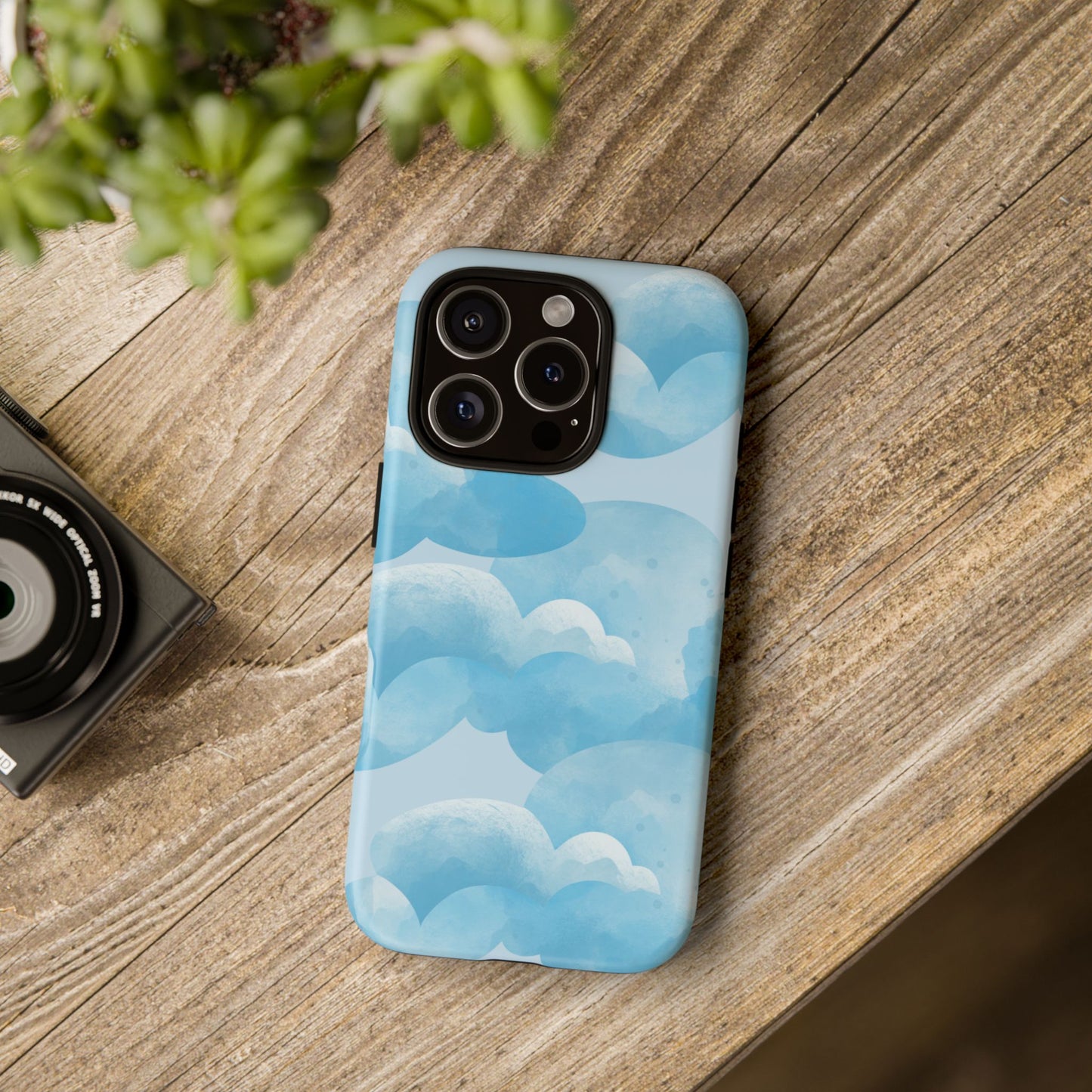 Sky Cloud Phone Case, Tough Cases for iPhone, Protective Covers, Cloud Design, Gift for Weather Lovers, Aesthetic Phone Accessories