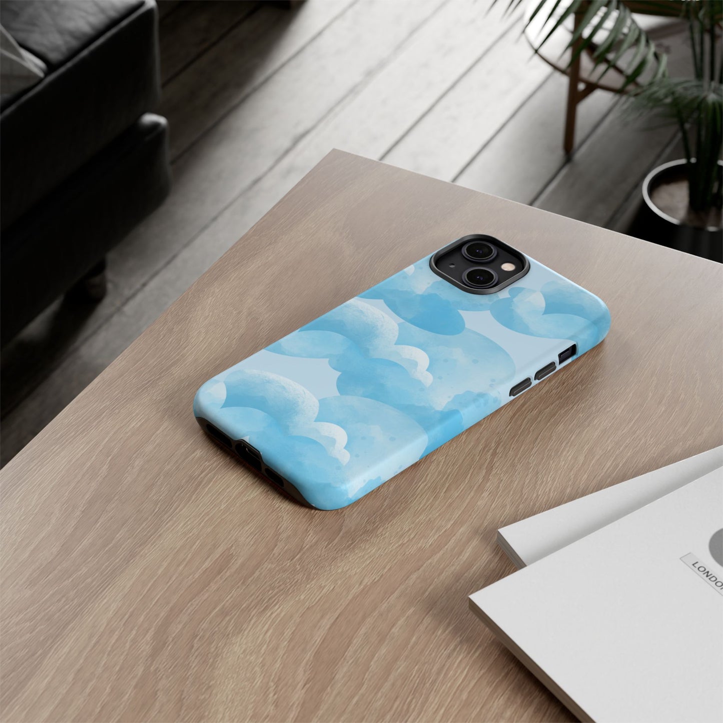Sky Cloud Phone Case, Tough Cases for iPhone, Protective Covers, Cloud Design, Gift for Weather Lovers, Aesthetic Phone Accessories