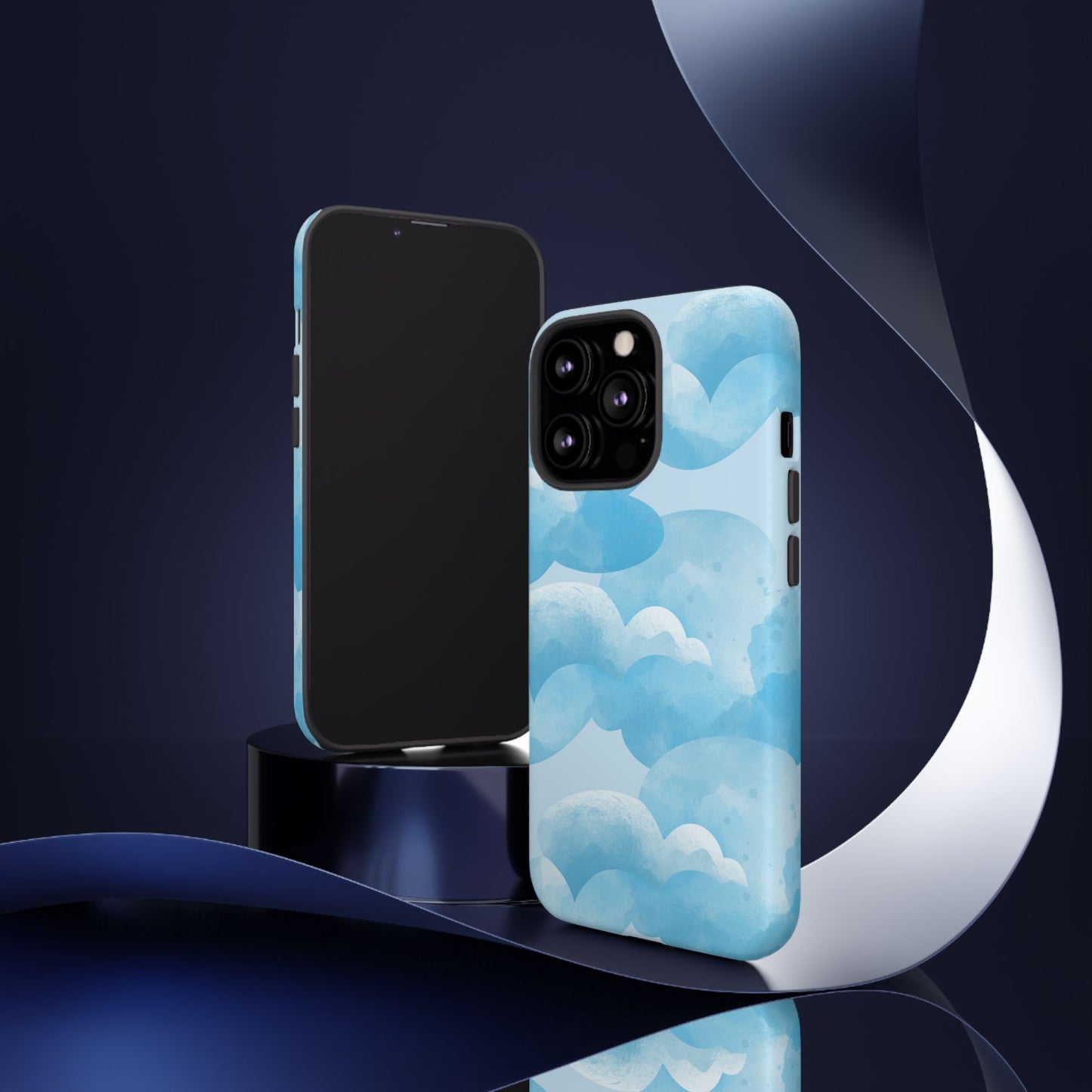 Sky Cloud Phone Case, Tough Cases for iPhone, Protective Covers, Cloud Design, Gift for Weather Lovers, Aesthetic Phone Accessories