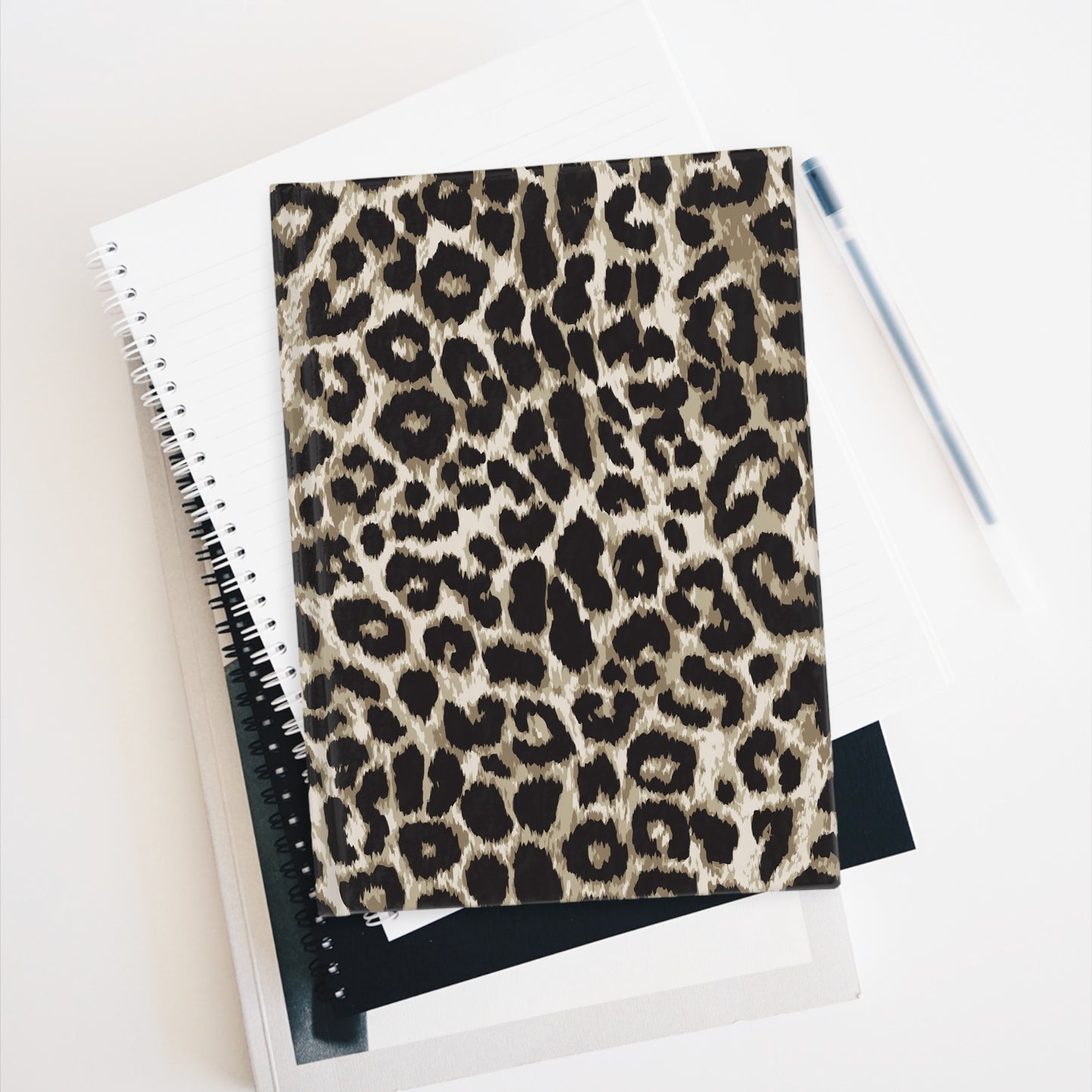 Leopard Print Journal - Stylish Writing Companion for Animal Lovers