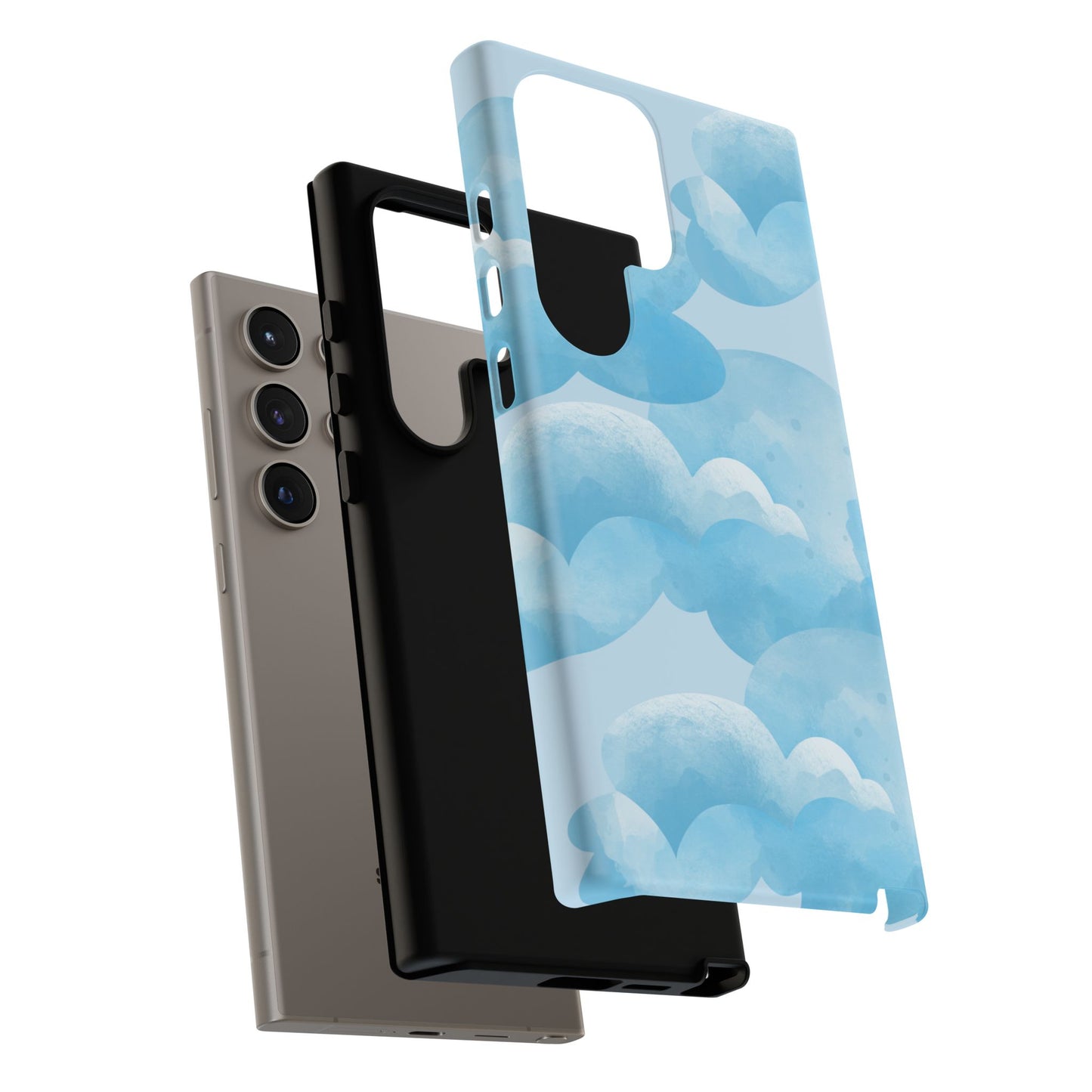 Sky Cloud Phone Case, Tough Cases for iPhone, Protective Covers, Cloud Design, Gift for Weather Lovers, Aesthetic Phone Accessories