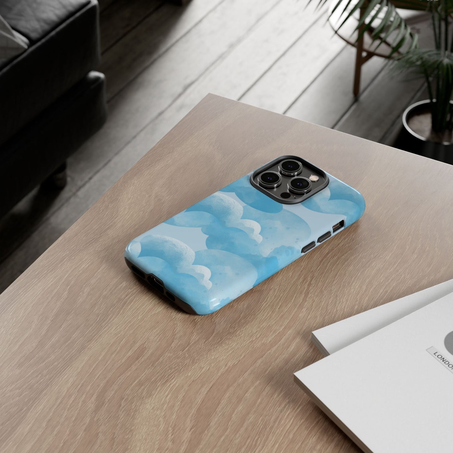 Sky Cloud Phone Case, Tough Cases for iPhone, Protective Covers, Cloud Design, Gift for Weather Lovers, Aesthetic Phone Accessories