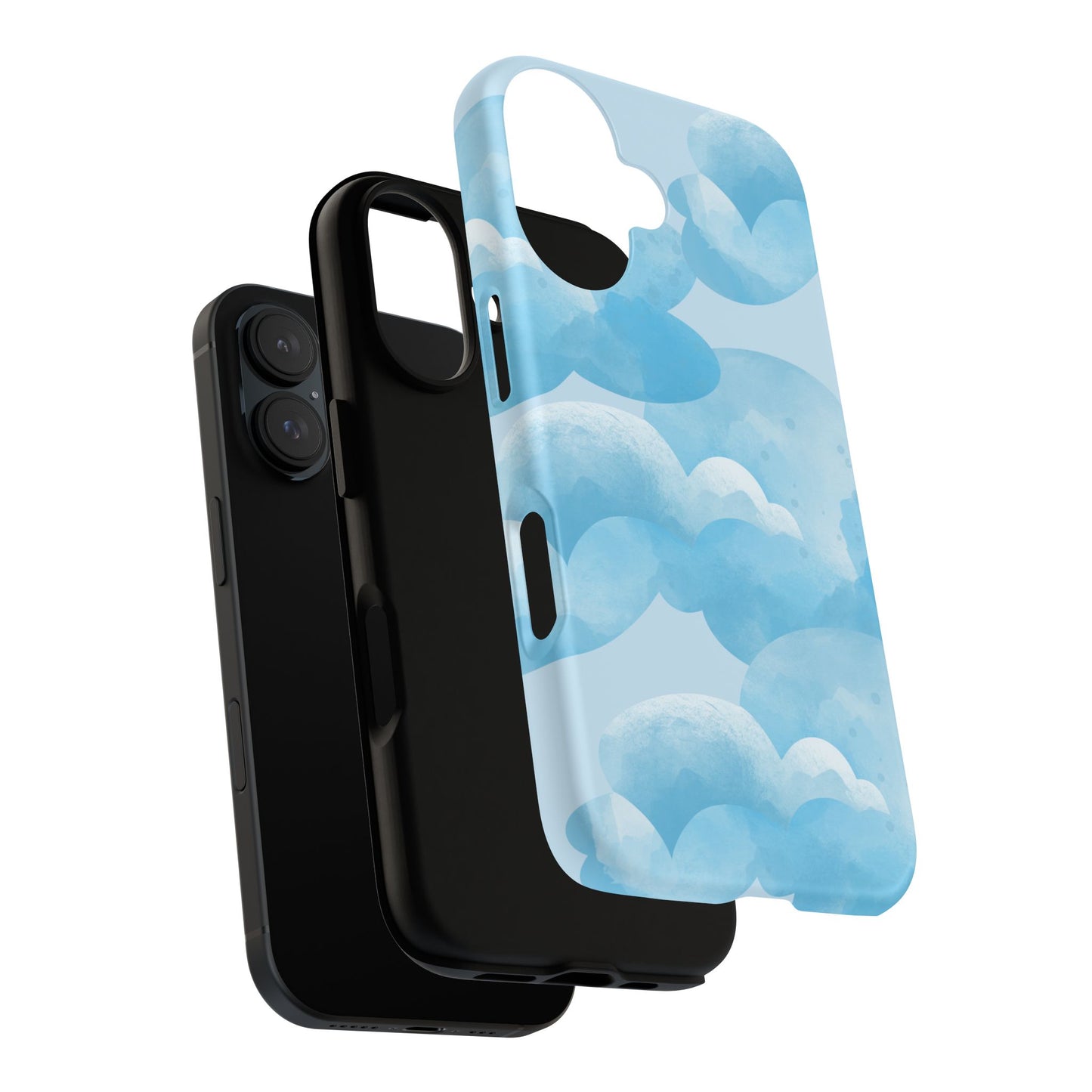 Sky Cloud Phone Case, Tough Cases for iPhone, Protective Covers, Cloud Design, Gift for Weather Lovers, Aesthetic Phone Accessories