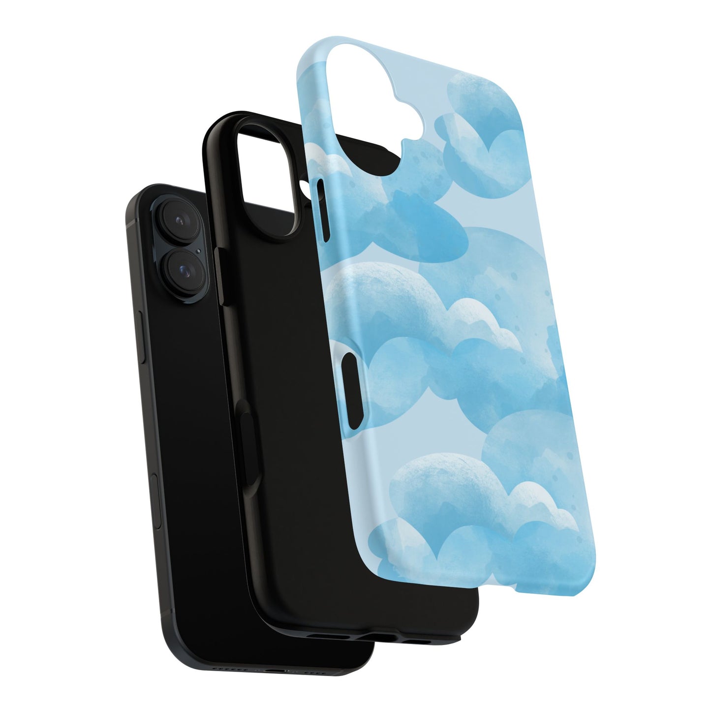 Sky Cloud Phone Case, Tough Cases for iPhone, Protective Covers, Cloud Design, Gift for Weather Lovers, Aesthetic Phone Accessories