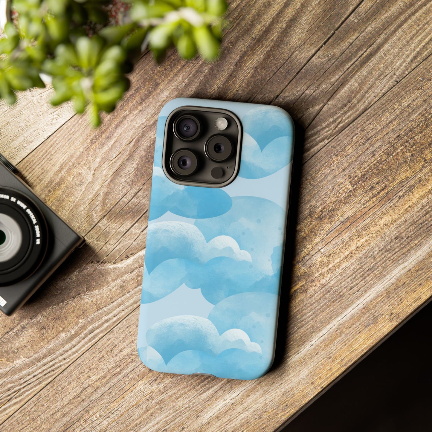 Sky Cloud Phone Case, Tough Cases for iPhone, Protective Covers, Cloud Design, Gift for Weather Lovers, Aesthetic Phone Accessories