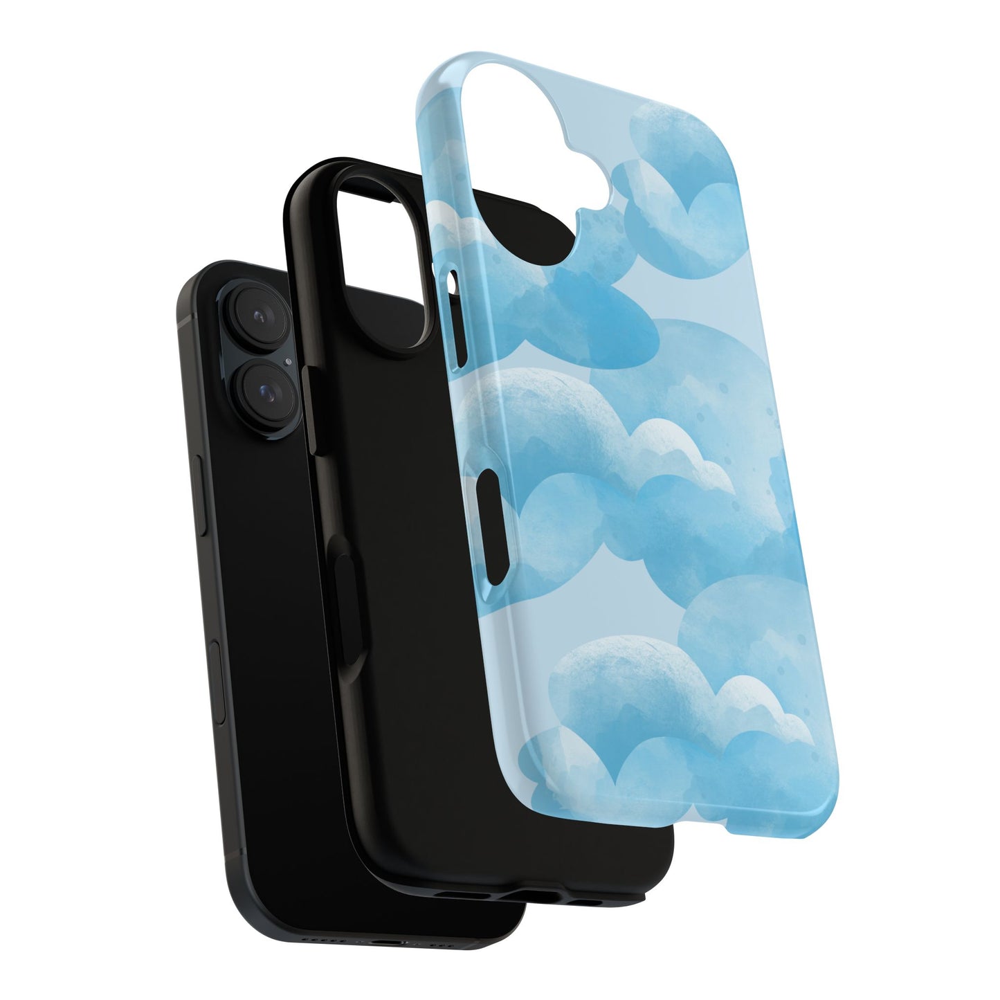 Sky Cloud Phone Case, Tough Cases for iPhone, Protective Covers, Cloud Design, Gift for Weather Lovers, Aesthetic Phone Accessories