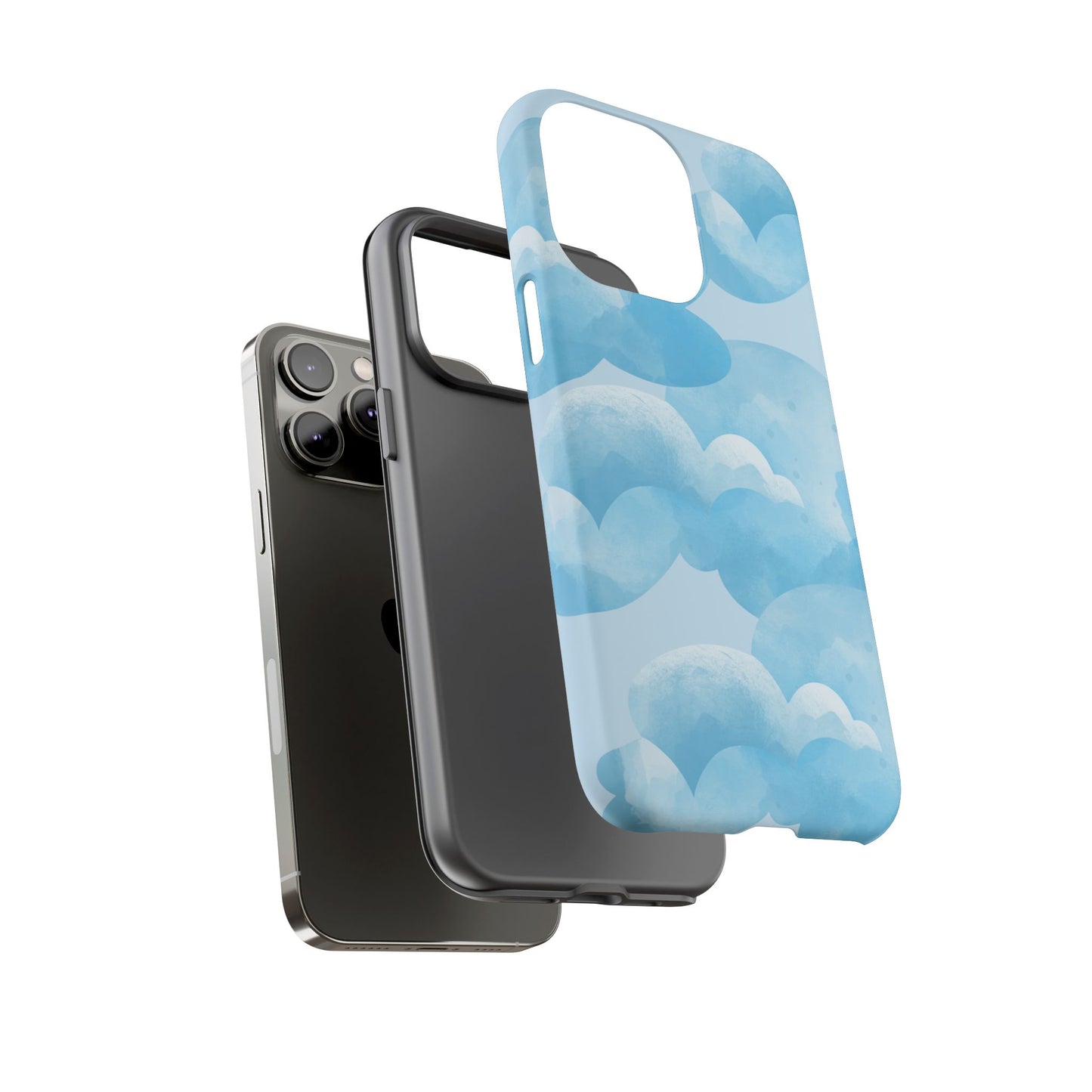 Sky Cloud Phone Case, Tough Cases for iPhone, Protective Covers, Cloud Design, Gift for Weather Lovers, Aesthetic Phone Accessories