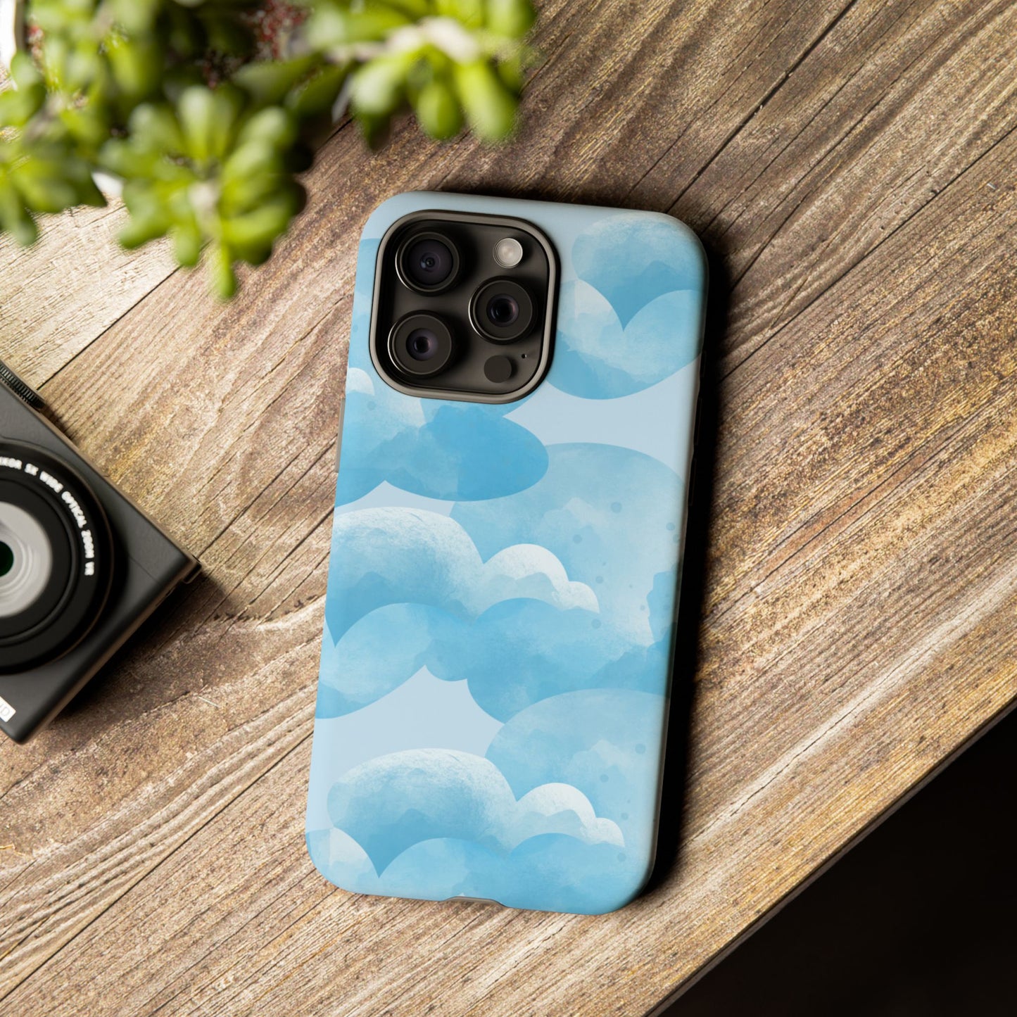 Sky Cloud Phone Case, Tough Cases for iPhone, Protective Covers, Cloud Design, Gift for Weather Lovers, Aesthetic Phone Accessories