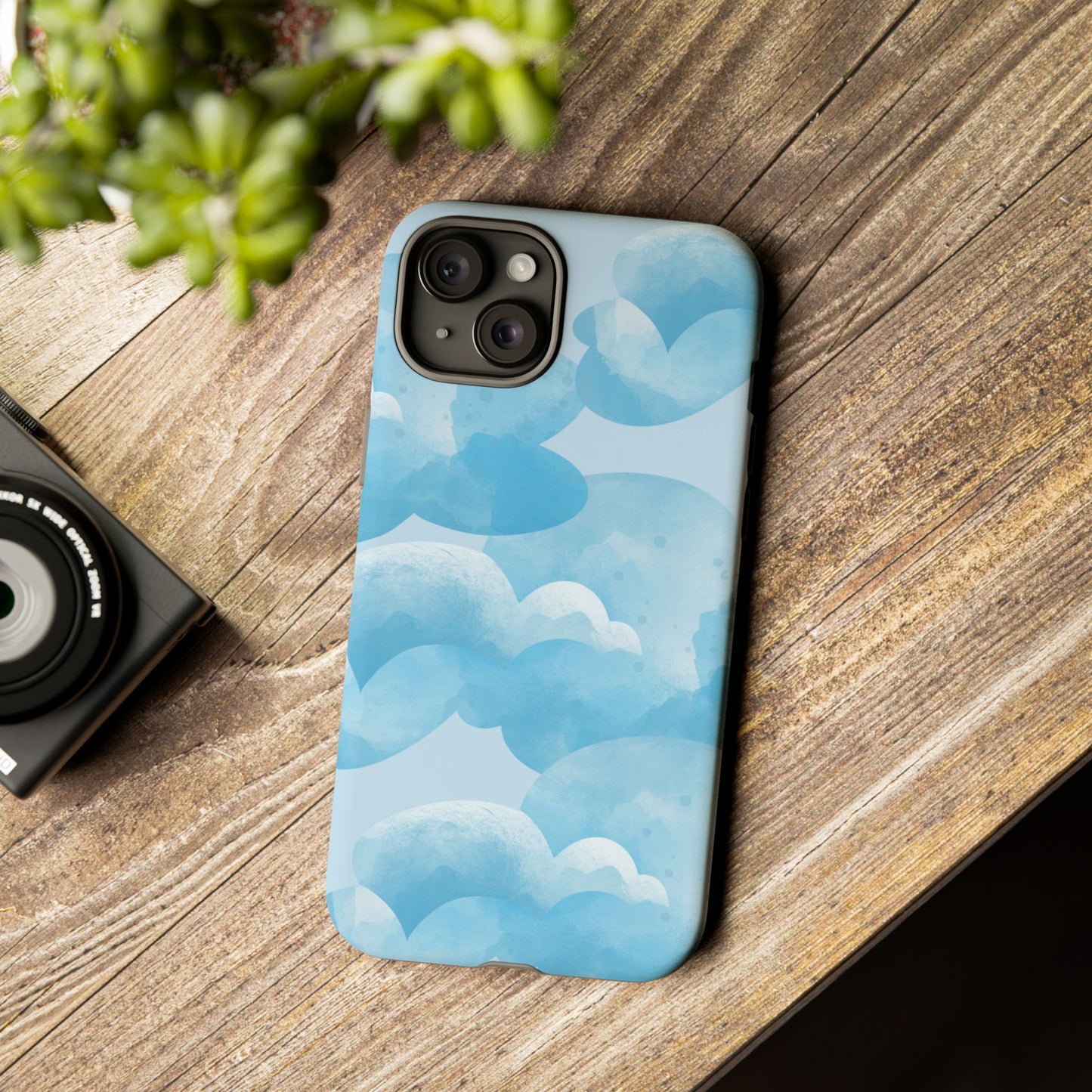 Sky Cloud Phone Case, Tough Cases for iPhone, Protective Covers, Cloud Design, Gift for Weather Lovers, Aesthetic Phone Accessories