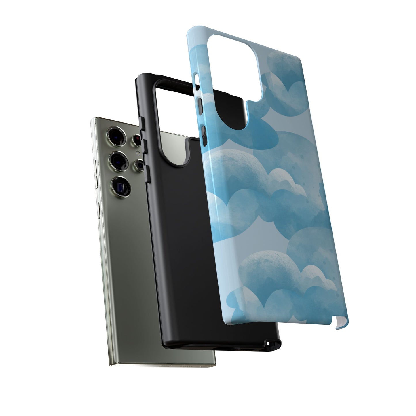 Sky Cloud Phone Case, Tough Cases for iPhone, Protective Covers, Cloud Design, Gift for Weather Lovers, Aesthetic Phone Accessories