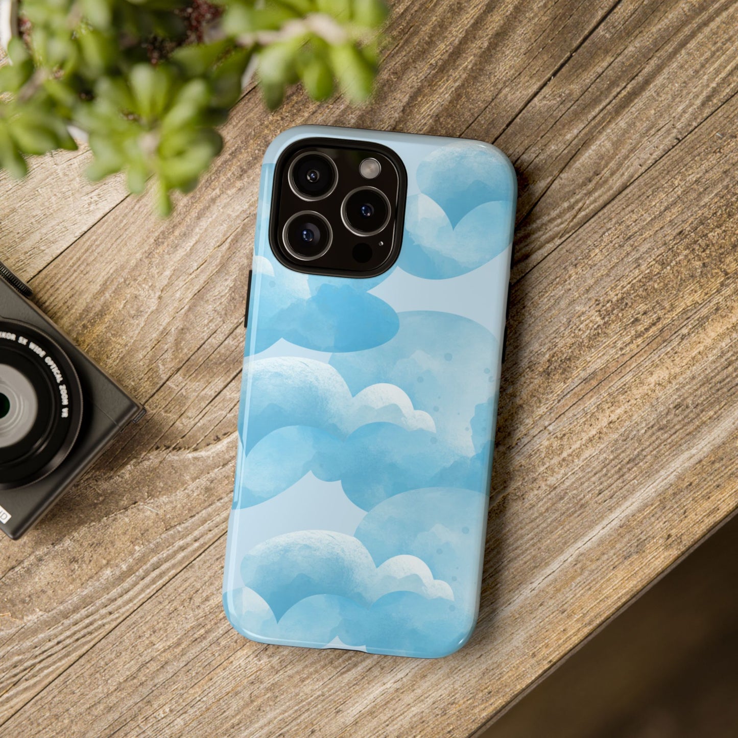 Sky Cloud Phone Case, Tough Cases for iPhone, Protective Covers, Cloud Design, Gift for Weather Lovers, Aesthetic Phone Accessories