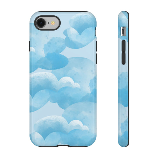 Sky Cloud Phone Case, Tough Cases for iPhone, Protective Covers, Cloud Design, Gift for Weather Lovers, Aesthetic Phone Accessories