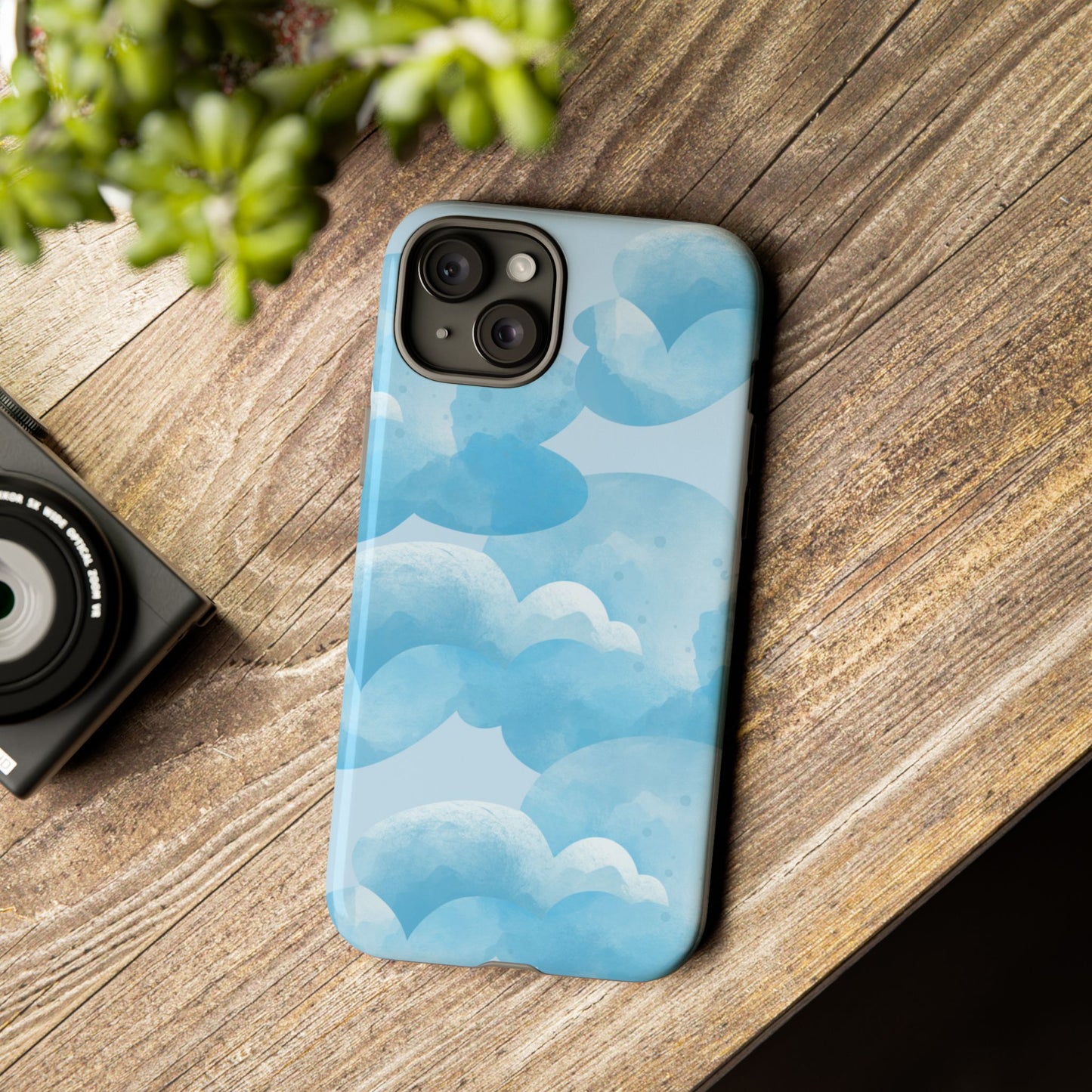 Sky Cloud Phone Case, Tough Cases for iPhone, Protective Covers, Cloud Design, Gift for Weather Lovers, Aesthetic Phone Accessories