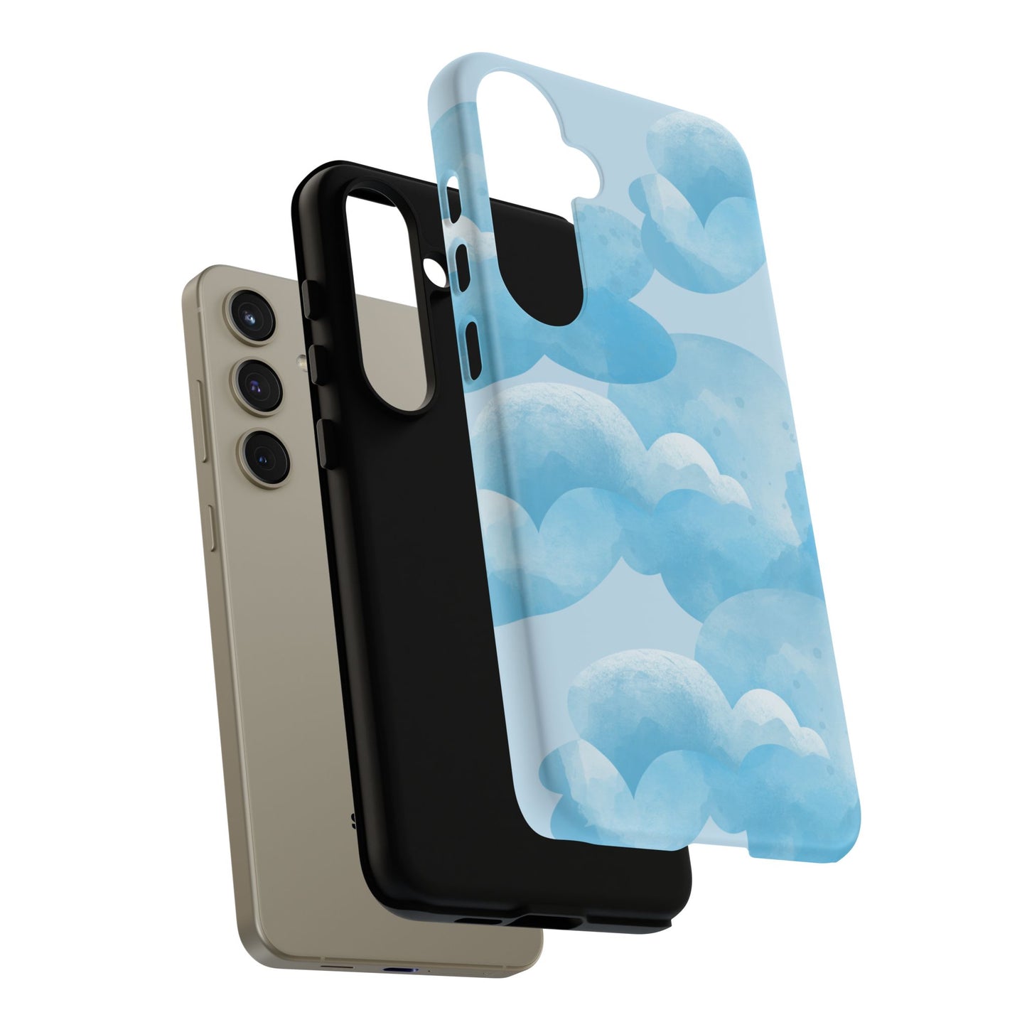 Sky Cloud Phone Case, Tough Cases for iPhone, Protective Covers, Cloud Design, Gift for Weather Lovers, Aesthetic Phone Accessories
