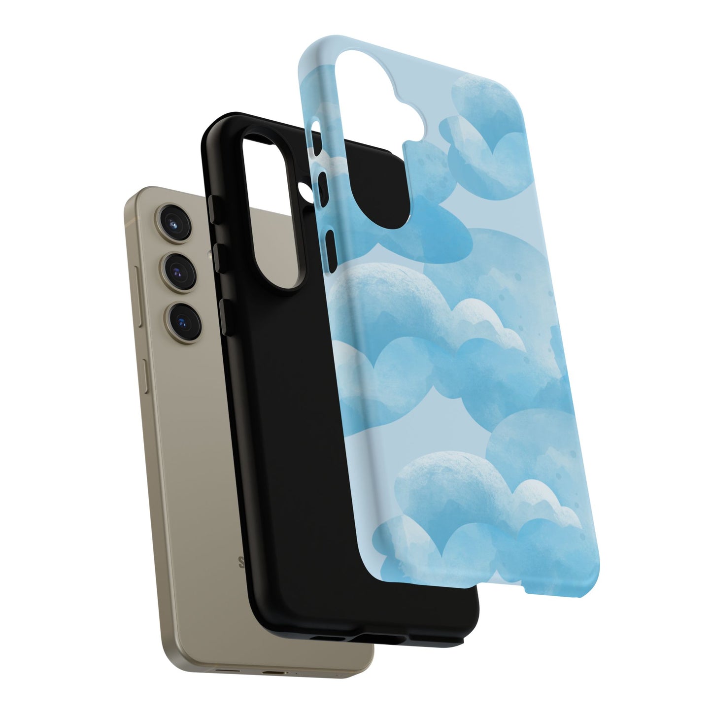 Sky Cloud Phone Case, Tough Cases for iPhone, Protective Covers, Cloud Design, Gift for Weather Lovers, Aesthetic Phone Accessories