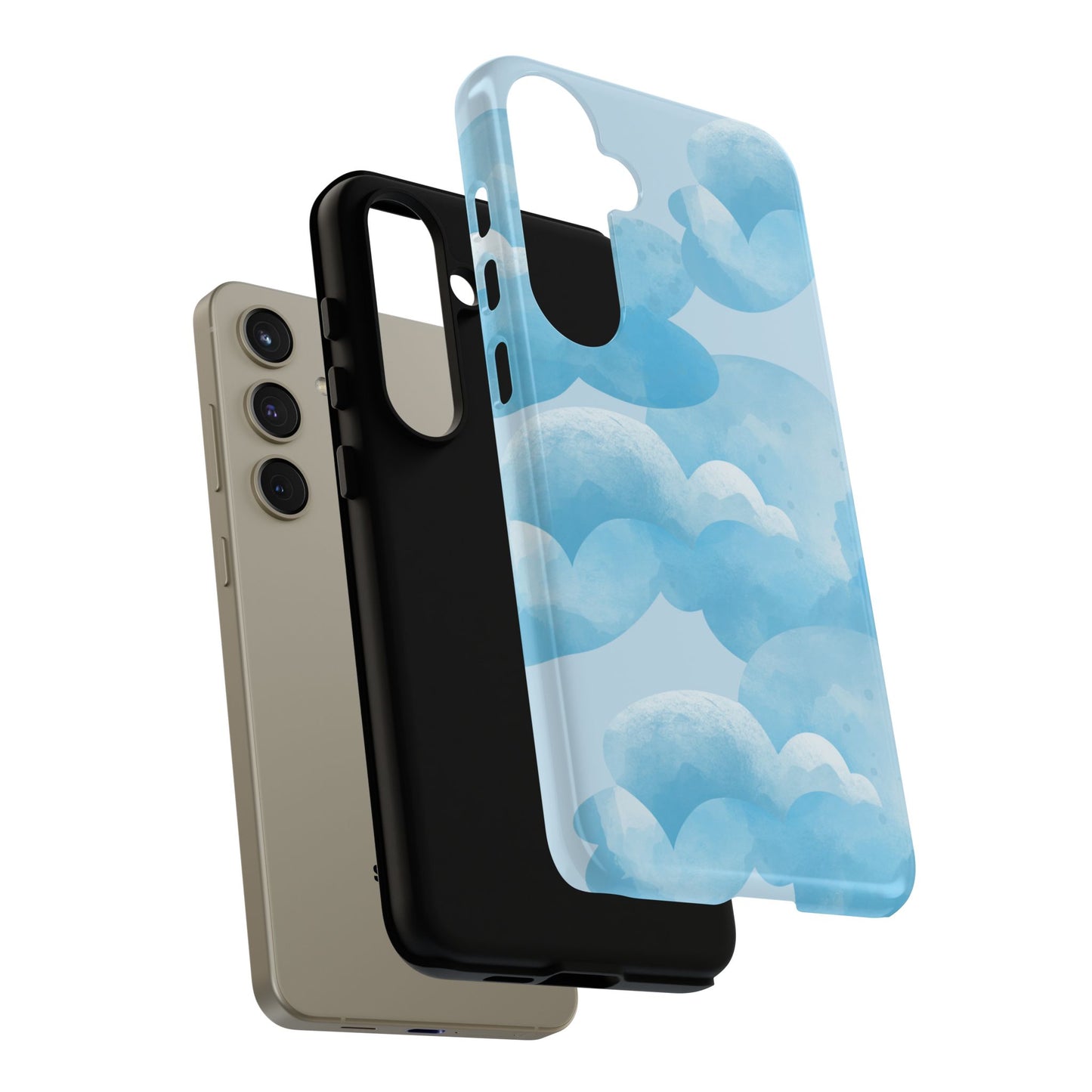 Sky Cloud Phone Case, Tough Cases for iPhone, Protective Covers, Cloud Design, Gift for Weather Lovers, Aesthetic Phone Accessories