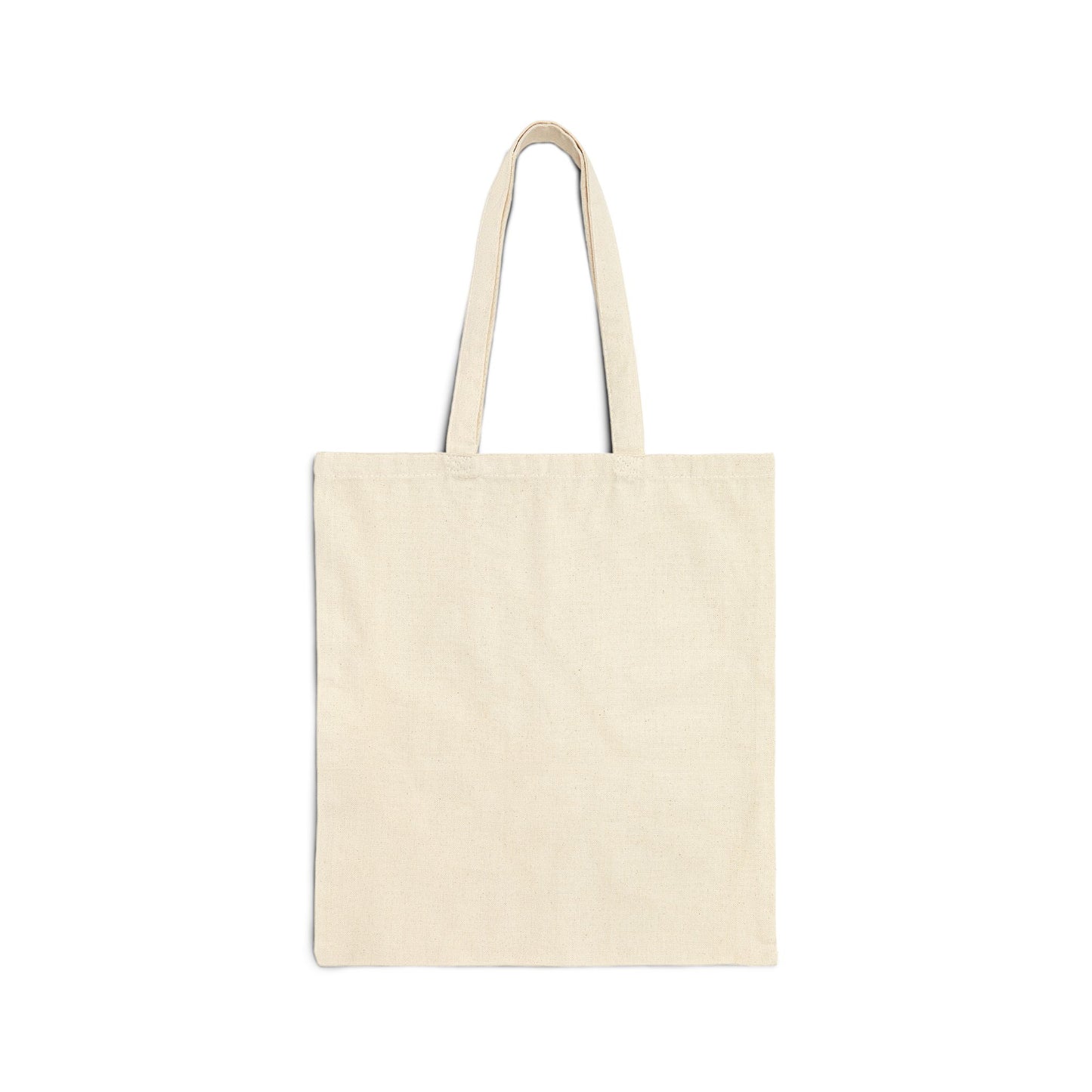Inspirational Cotton Canvas Tote Bag - 'I Don't Chase, I Attract'