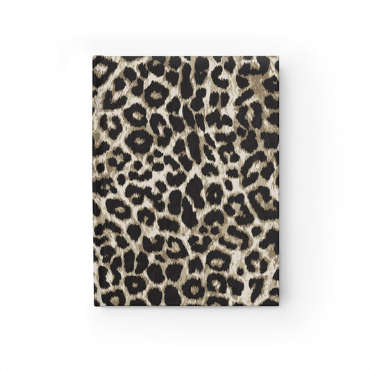 Leopard Print Journal - Stylish Writing Companion for Animal Lovers